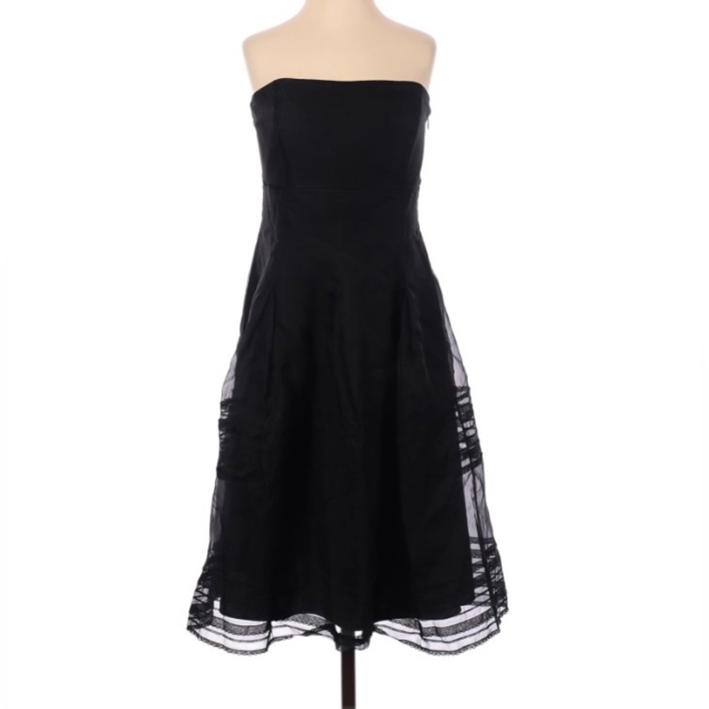 White House Black Market Strapless Cocktail Dress
